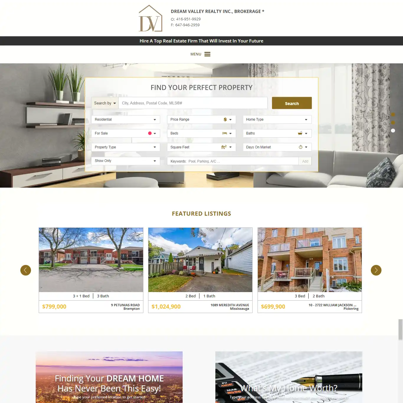 DREAM VALLEY REALTY INC.