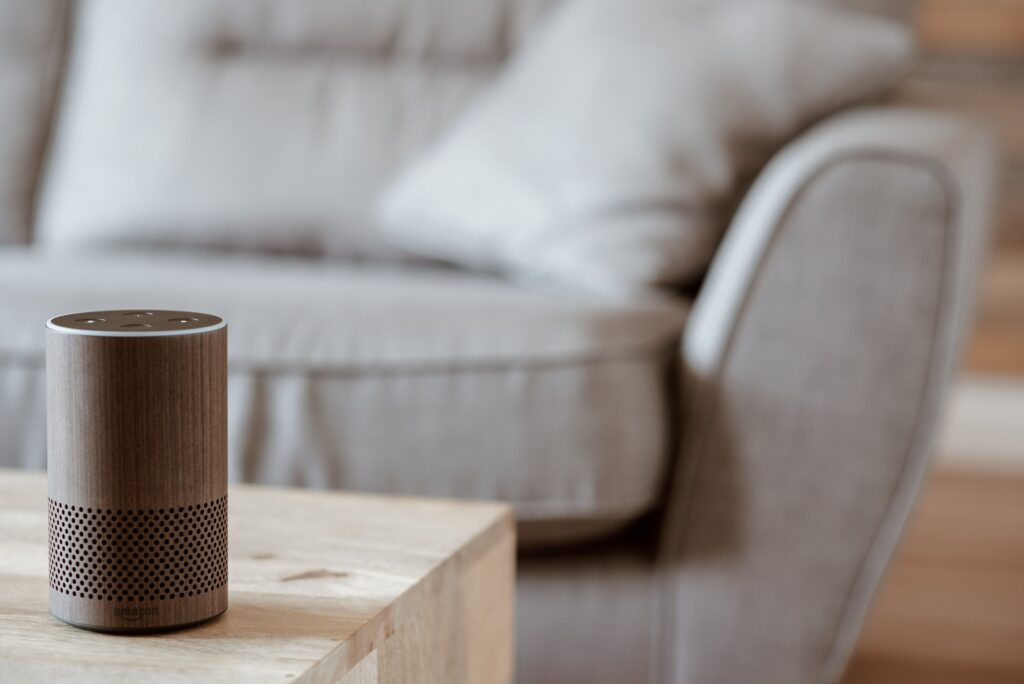 AI voice assistant helping a small business with tasks
